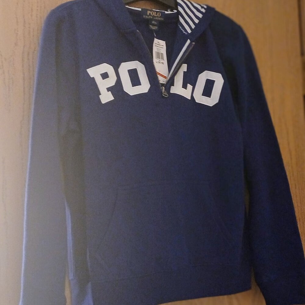 Boys Half Zip Hoodie Polo Ralph Lauren